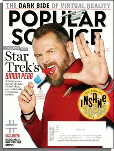 Popular Science - 2016, July - Star Trek's Simon Pegg, Insane Ideas    - Picture 1 of 1