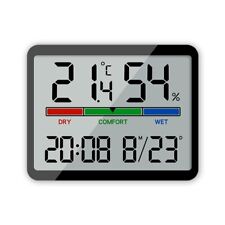 Alarm Clock ABS Plastic Digital Refrigerator Magnetic Multi-Functional LCD Decor