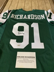 Sheldon Richardson Autographed/Signed Jersey TRISTAR New York Jets NY - Picture 1 of 8