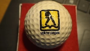 Vintage Yellow Pages Logo Golf Ball ***PGA  S-168***  -L21 - Picture 1 of 3