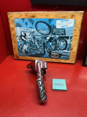 Palanca de cambios lateral Harley Softail cromada OEM genuino control delantero año inseguro Foto 1 de 4