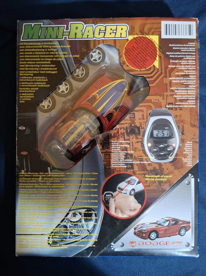 Macchinina Radiocomandata Mini Racer Dodge Viper - Immagine 1 di 2