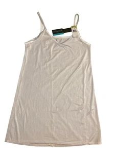 New Vanity Fair White Slip Size 36 #10158 Spinslip Lingerie Nylon Spandex V Neck - Picture 1 of 5
