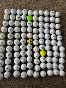 110 Used Golf Balls Assorted playable condition free shipping - Picture 1 of 5