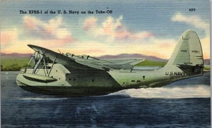 Vintage Airplane Postcard US Navy Patrol Bomber Sikorsky XPBS-1 prototype WWII - Picture 1 of 3