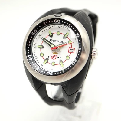 Винтажные мужские дайверские часы Freestlye 42 мм с логотипом Budweiser 200 М с новым аккумулятором - Изображение 1 из 4