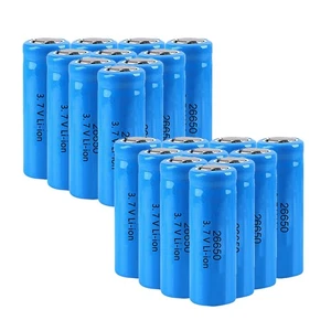 Batteries 3.7V 1 Rechargeable 26650 Battery for Flashlight Torch - Bild 1 von 12