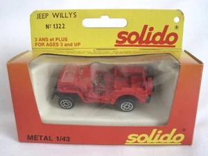 Minicar Solido 1/43 Jeep Willys modello n.1322 - Foto 1 di 9