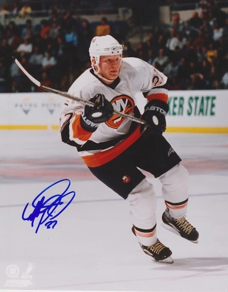 MARK PARRISH Signed NEW YORK ISLANDERS 8X10 Photo w/COA #8 - Image 1 of 1