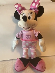 Disney Minnie Mouse 13 Zoll Plüschtier Stofftier mit rosa Outfit - Bild 1 von 8