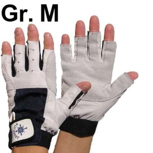 Roadiehandschuhe Leder Gr. M / 8 ohne Finger Arbeitshandschuhe Roadie Handschuhe - Bild 1 von 11