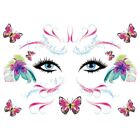 Disposable Face Tattoo Stickers Colorful Temporary Tattoos Stickers  Girl