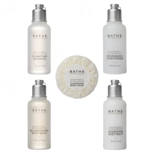 Bathe Marine Travel Pack Mini Shampoo Conditioner Body Wash Body Balm | Bnb Supp - Picture 1 of 6