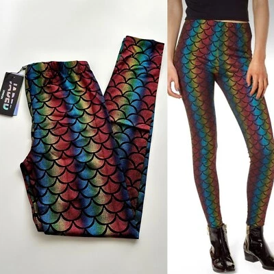 ✨Nuevas Leggings JADED LONDON Arco Iris Sirena Mujer Talla Pequeña Foto 1 de 4