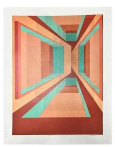 Robert Shirk, "Passages" Limited Edition Lithograph, numbered and signed 34/350 - Picture 1 of 1