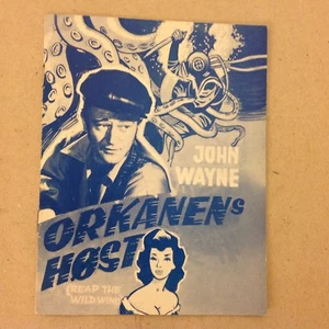 "Reap the Wild Wind" John Wayne Ray Milland 1942 Danish Original Movie Program - Bild 1 von 3