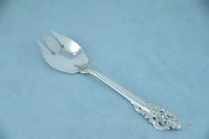Wallace Grande Baroque Sterling Silver 5-1/2" Ice Cream Fork Spoon No Monogram - Picture 1 of 7