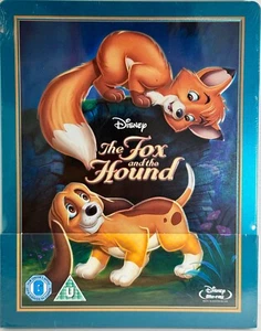 Disney Classic #24 The Fox and the Hound embossed Blu-ray Steelbook OOP **NEW** - Picture 1 of 7