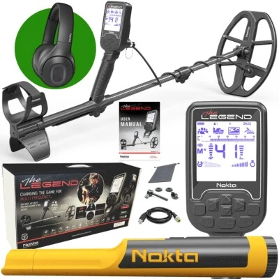 Nokta Legend Waterproof Metal Detector, Headphones and Pinpointer - Image 1 of 4