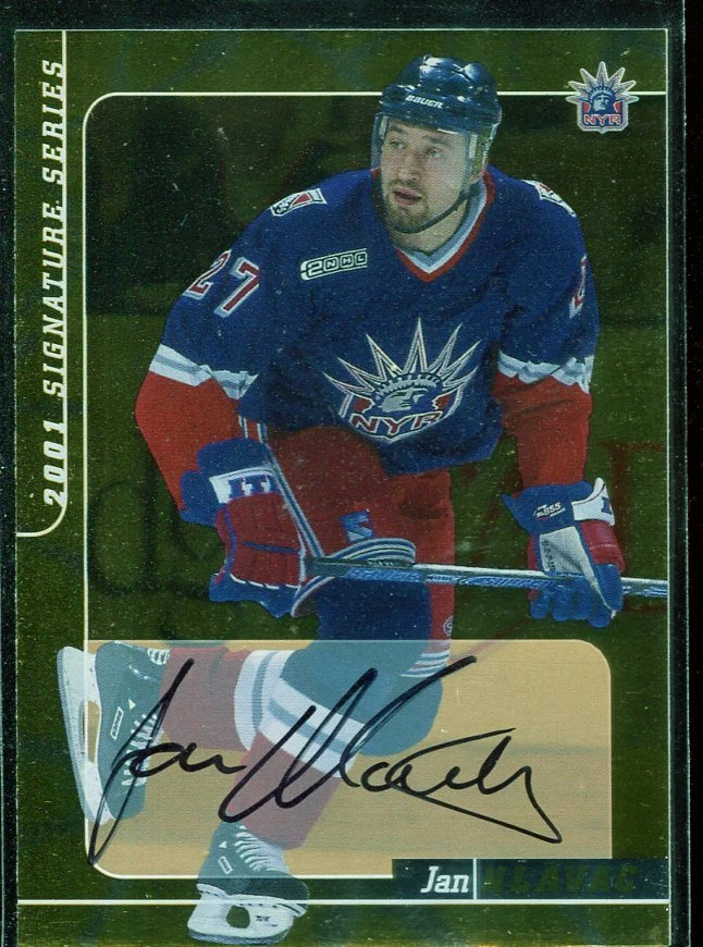 2000-01 BAP Signature Series Autographs Gold #147 Jan Hlavac Auto Card - Image 1 of 1
