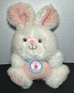 Vintage Strawberry Shortcake Hopsalot Bunny Plush 1981 Friend Of Apricot-Collar - Picture 1 of 6