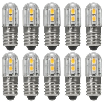 2/6/10Stk E10 6V LED-Schraubsockel Birne Leuchtmittel Lampe Leuchte Warmweiß - Bild 1 von 4