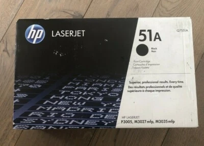HP GENUINE 51A BLACK TONER CARTRIDGE - P/N Q7551A - £10 +VAT - Image 1 of 2