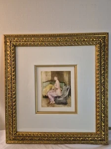 Pierre Auguste Renoir 'La Repose' Colored Etching Vollard Estate - Picture 1 of 7