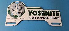 Vintage Yosemite California License Plate Topper - Sign Ad on Automobile Topper