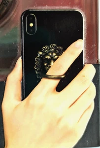 Soporte y anillo universal Lion Leo Nicole Miller - Imagen 1 de 4