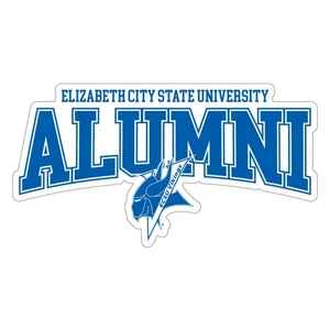 Elizabeth City State University Laser Cut Alumni Naklejka winylowa / magnes - Zdjęcie 1 z 1