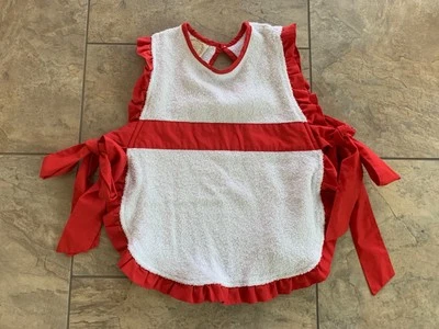The Beaufort Bonnet Company Swim Cover Up Youth Size 5 Cotton White Red - Image 1 of 4