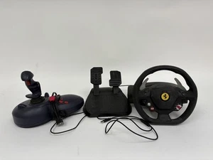 Thrustmaster Ferrari 458 & Logitech Wingman Force Gaming Set ungetestet Ersatzteile - Bild 1 von 11