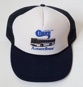 Vintage gebraucht, Chance Coach Inc. Ameribus Wichita, Snapback Mesh Mütze. Schwarz - Bild 1 von 6