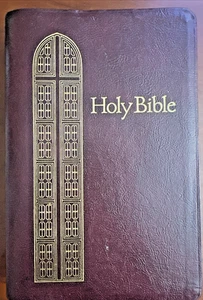 Holy Bible KJV Giant Print Red Letter Concordance Regency Nelson 885CBG Burgandy - Foto 1 di 20
