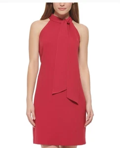 Vince Camuto Damen Neckholder-Etuikleid mit Schleife, Stil # Vc0m3404 - 12 - Bild 1 von 6
