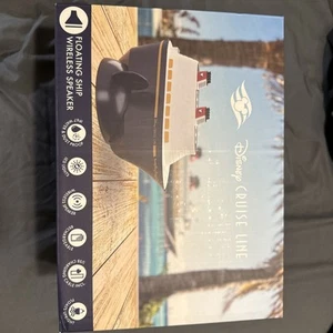 Disney Cruise Line Blue Ship Floating Bluetooth Wireless Speaker NEW - Picture 1 of 4
