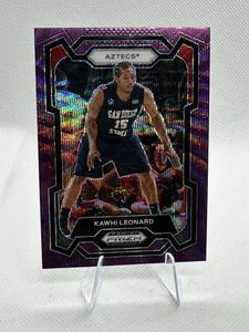2024 Panini Prizm Draft Picks - Kawhi Leonard #87 Purple Wave Prizm - Picture 1 of 2