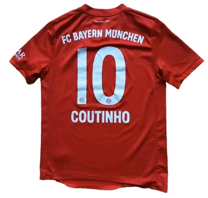 Adidas Coutinho FC Bayern München 2019/2020 Heim Trikot Triple YOUTH XL 176 S - Picture 1 of 6