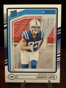 Laiatu Latu Rated Rookie-2024 Panini Donruss #311 Indianapolis Colts NFL RC - Picture 1 of 2