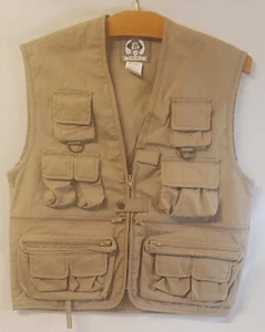 Uncle Milty Fishing Touring Photography Travel Tactical Vest Khaki - Size L - Picture 1 of 3