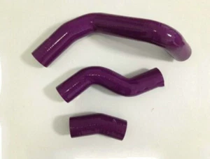 For 2013 Scion FRS Subaru BRZ GT86 FT86 FA20 Silicone Radiator Hoses Kit Purple - Picture 1 of 3