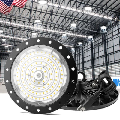 100W-300W UFO LED High Bay Light Industrial Factory Warehouse Shop Commercial - Image 1 of 4
