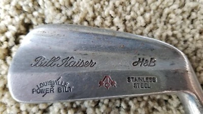 H&B Louisville PowerBilt Bill Kaiser 2 iron stainless steel Golf Pride grip RH - Image 1 of 4
