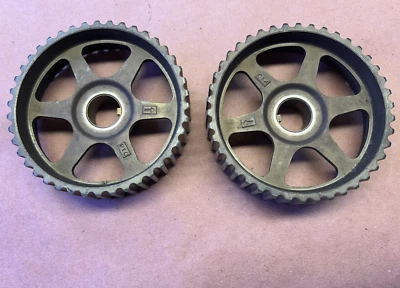 Par de poleas de engranaje de árbol de levas motor Honda Prelude 98 piñón 2,2 VTEC H22A4 97-01 Foto 1 de 3