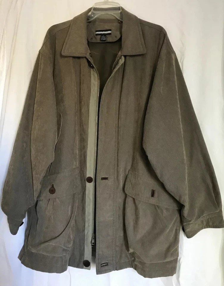 Abrigo de conductor PORSCHE para hombre chaqueta grande verde oliva Foto 1 de 4