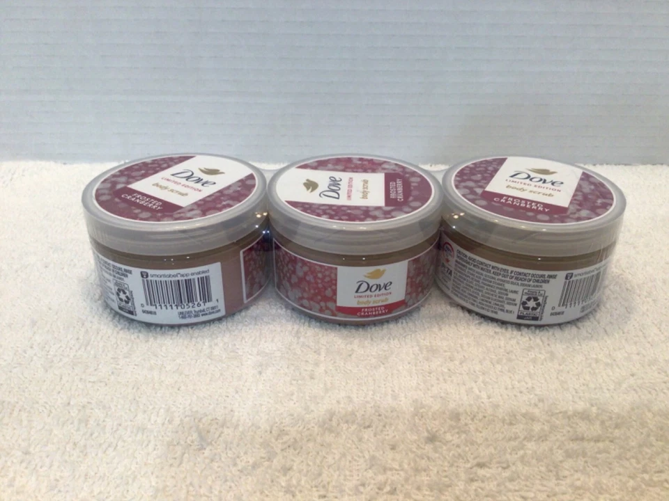 LIMITED EDITION Dove Body Scrub Frosted Cranberry 3.5oz