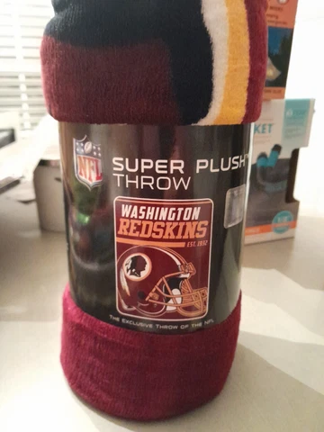 WASHINGTON REDSKINS MICRO FLEECE SUPER PLUSH THROW BLANKET 46" X 60" Cover