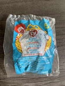 1999 Beanie Babies McDonalds Rocket The Blue Jay Number 5 Opened - Picture 1 of 3