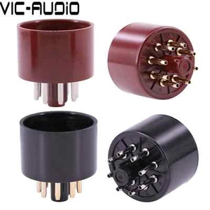 2PCS K8A 8Pin Tube Socket S8AES For EL34 6L6 6V6 6SN7 5AR4 KT88 6N9P Tube Audio - Picture 1 of 14
